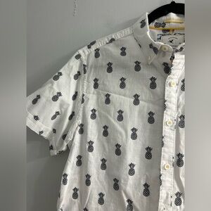 Ricky Singh Cactus Man Pineapple Short Sleeve Button Up Shirt slim fit